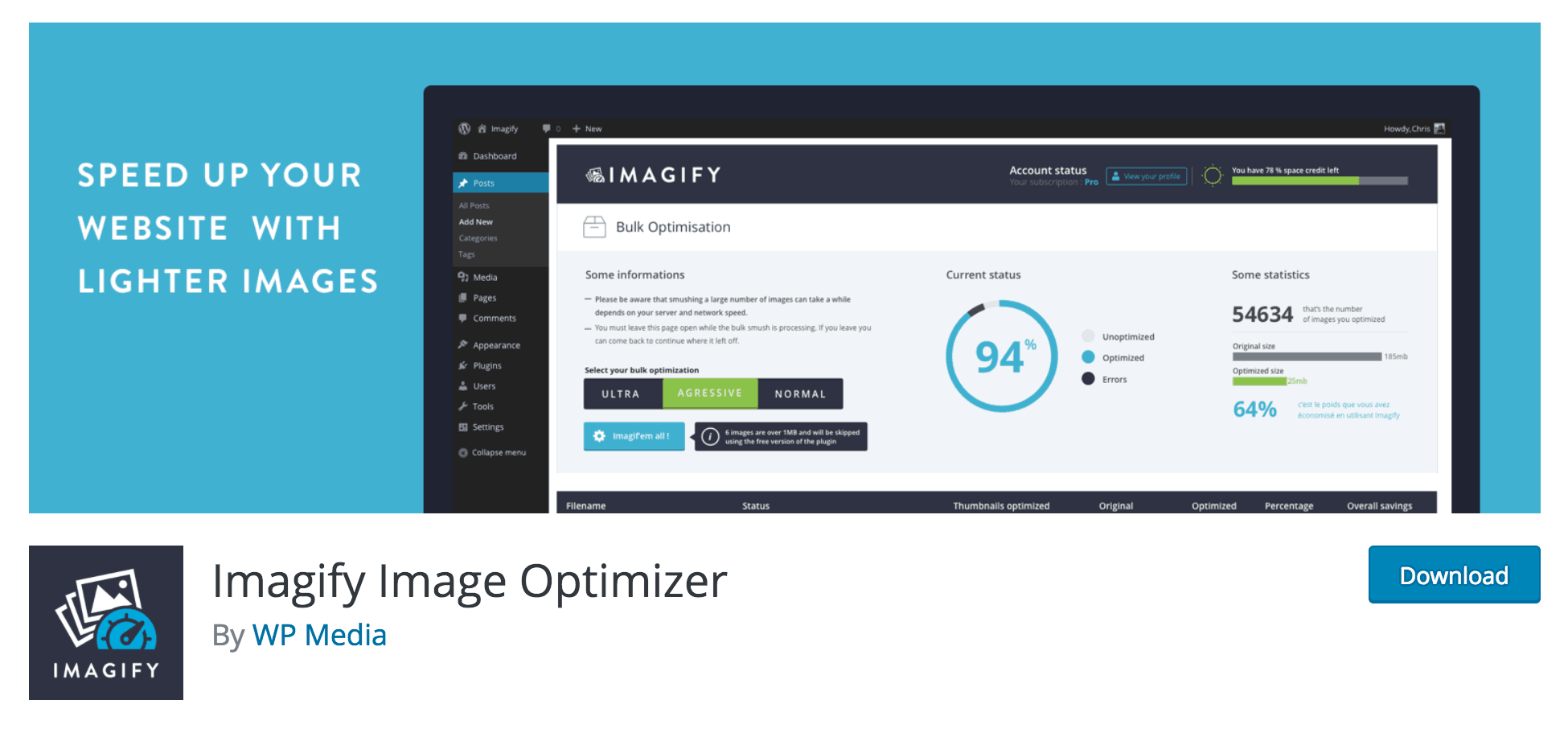 The Imagify Plugin