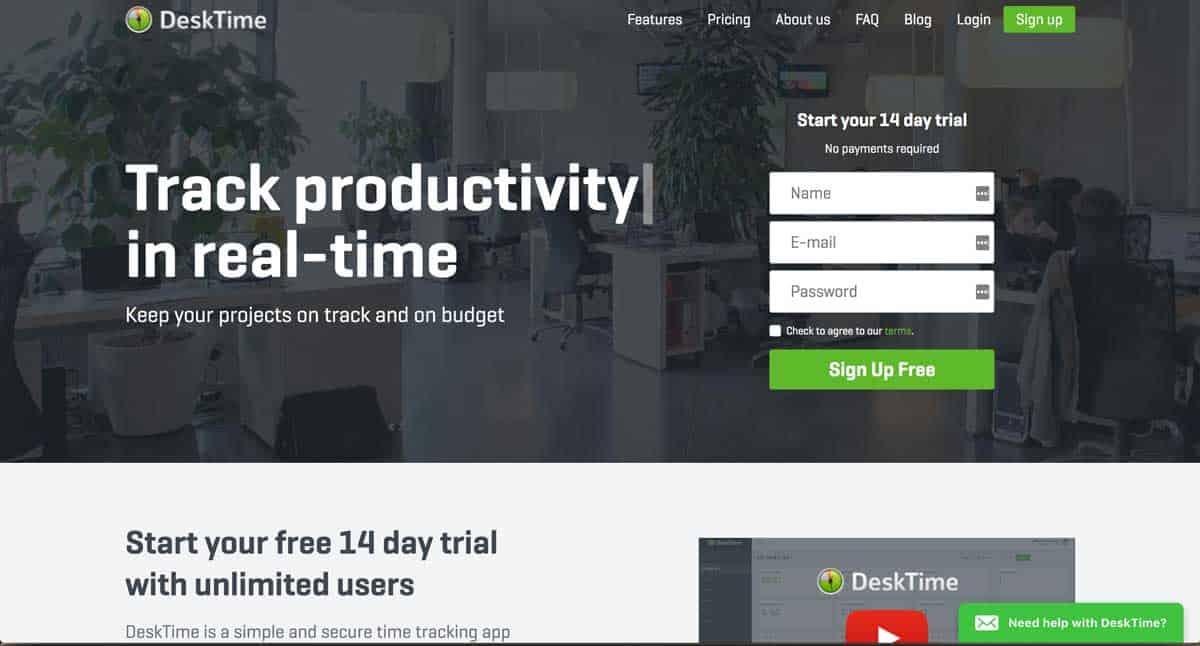 GoWP Productivity Tool 3 DeskTime
