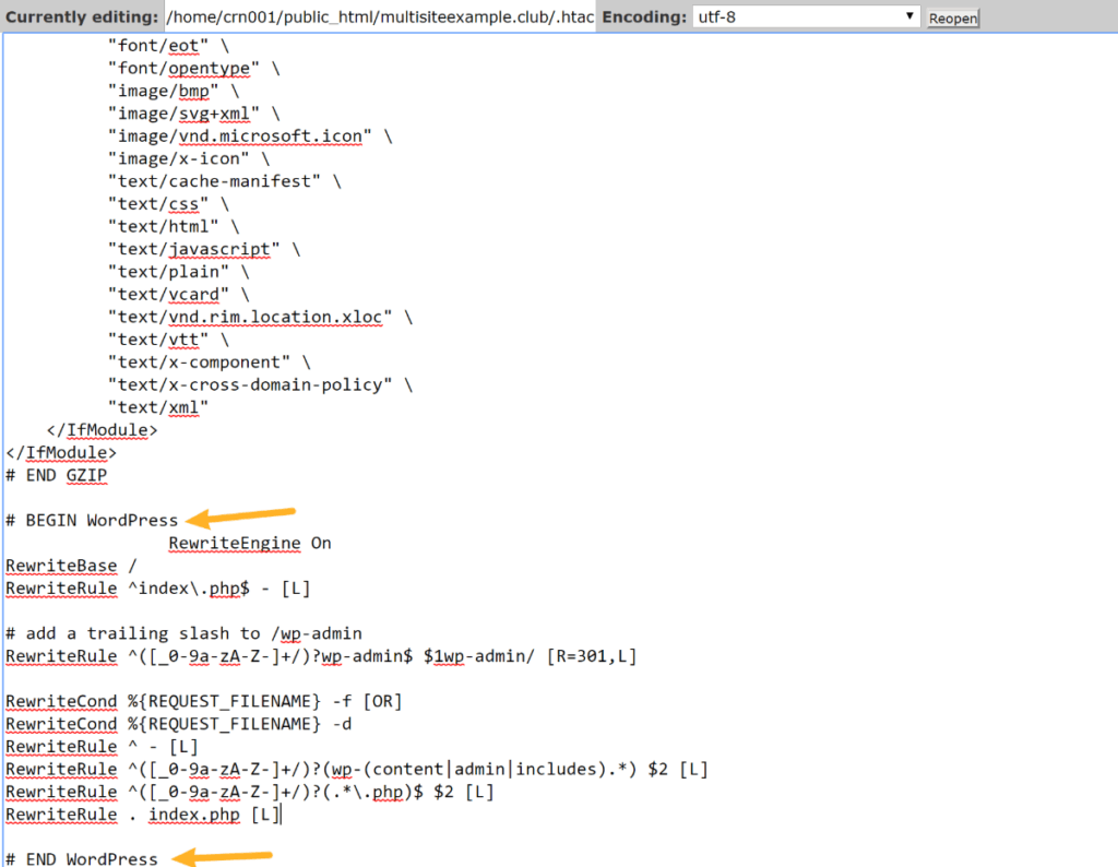 htaccess