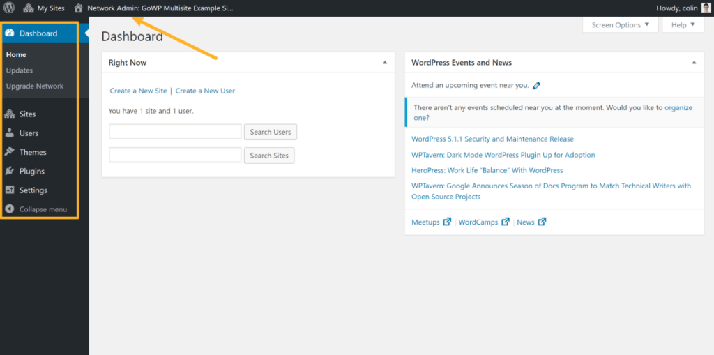 Network admin