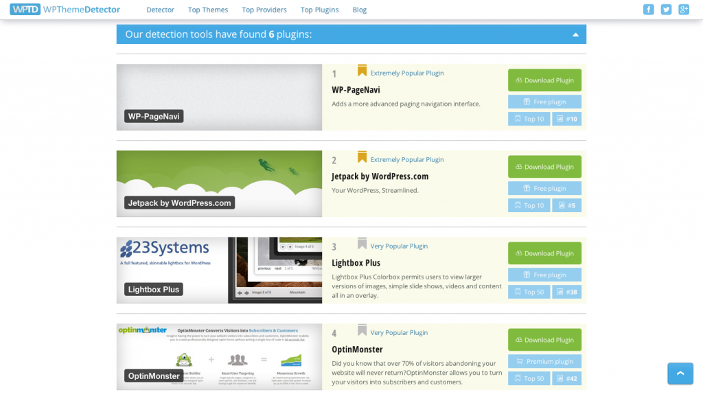 WP Theme Detector